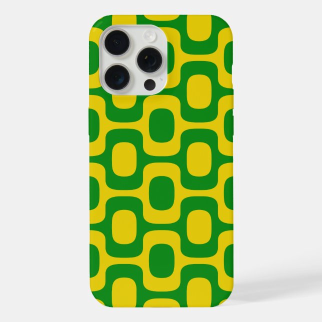 Ipanema Sidewalk Pattern, Beach Pattern, Brazil Iphone Case (Back)