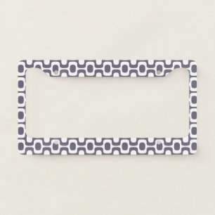 Ipanema Sidewalk Pattern, Beach Pattern, Brazil License Plate Frame