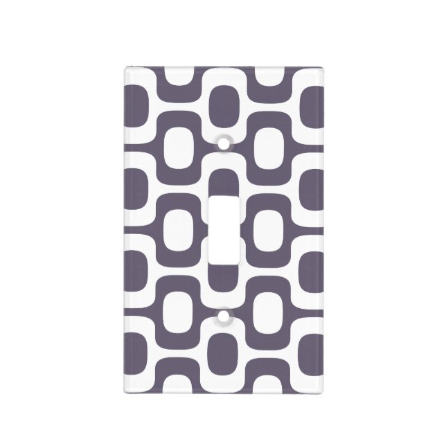 Ipanema Sidewalk Pattern, Beach Pattern, Brazil Light Switch Cover (Front)