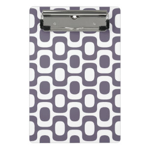 Ipanema Sidewalk Pattern, Beach Pattern, Brazil Mini Clipboard