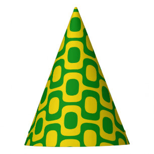 Ipanema Sidewalk Pattern, Beach Pattern, Brazil Party Hat