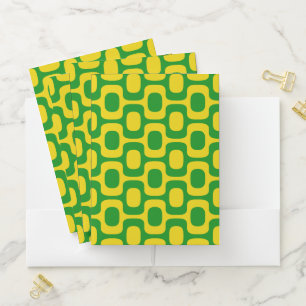 Ipanema Sidewalk Pattern, Beach Pattern, Brazil Pocket Folder
