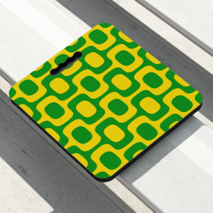 Ipanema Sidewalk Pattern, Beach Pattern, Brazil Seat Cushion