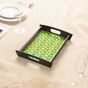 Ipanema Sidewalk Pattern, Beach Pattern, Brazil Serving Tray