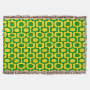 Ipanema Sidewalk Pattern, Beach Pattern, Brazil Throw Blanket