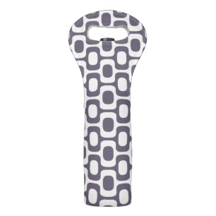 Ipanema Sidewalk Pattern, Beach Pattern, Brazil Wine Bag