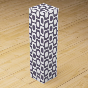 Ipanema Sidewalk Pattern, Beach Pattern, Brazil Wine Box