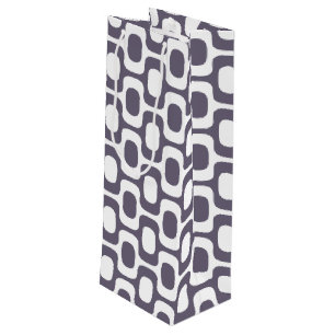 Ipanema Sidewalk Pattern, Beach Pattern, Brazil Wine Gift Bag