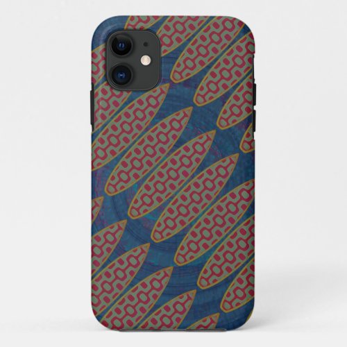 Ipanema surfboard pattern iPhone 11 case