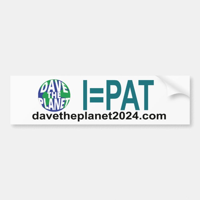 IPAT Equation Bumper Sticker (Front)