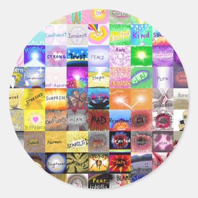 Iphelia Feelings Sticker (Front)