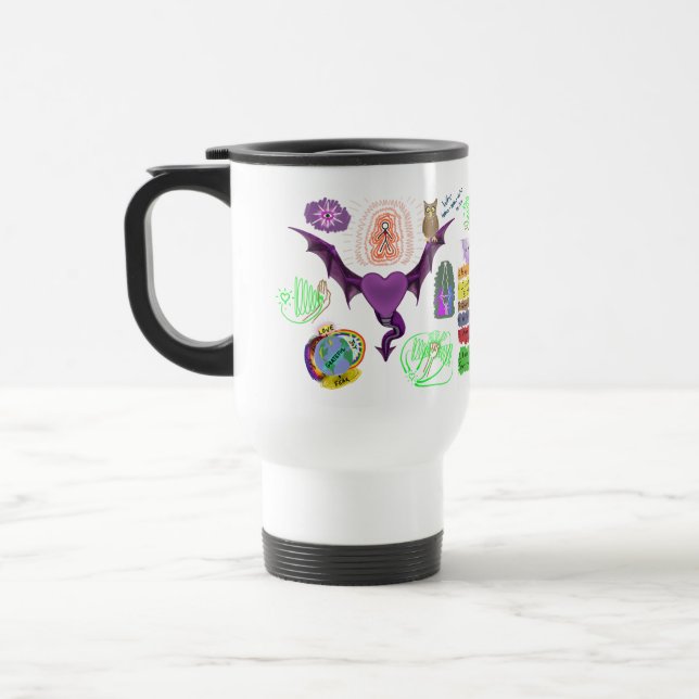 Iphelia Symbology Travel Mug (Left)