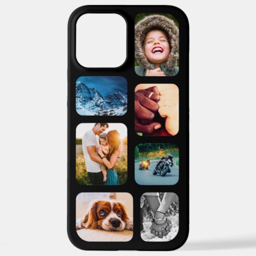 iPhone12 Pro Max Photo Collage Template Rounded iPhone 12 Pro Max Case