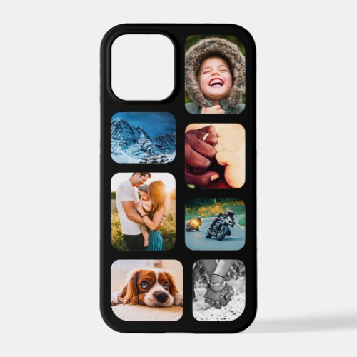 iPhone12 Pro Photo Collage Template Rounded Phone iPhone 12 Pro Case