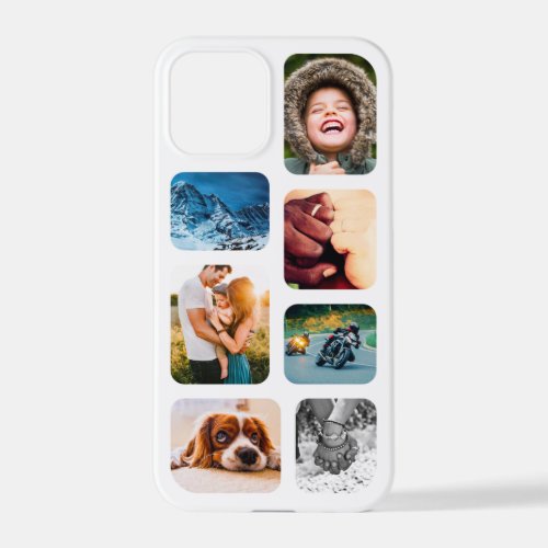 iPhone12 Pro Photo Collage Template Rounded Phone iPhone 12 Pro Case