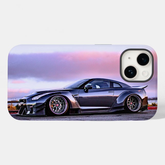 iphone14 roadside on horizon sports car case mate  (Back (Horizontal))