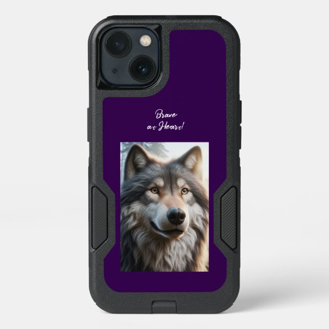 iPhone16 Wolf protective case (Back)