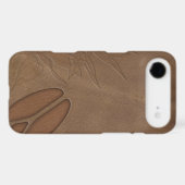iPhone4 Masculine Deer FootPrint Leather Look Case-Mate iPhone Case (Back (Horizontal))