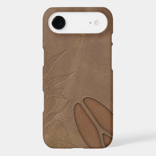 iPhone4 Masculine Deer FootPrint Leather Look Case-Mate iPhone Case (Back)
