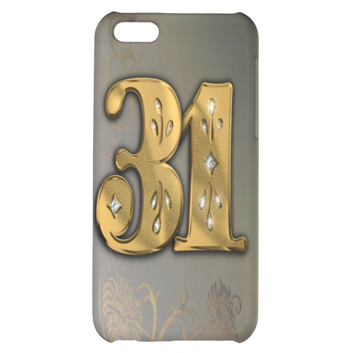 iPhone4 Victorian Gold Number 31 Speck Case iPhone 5C Case