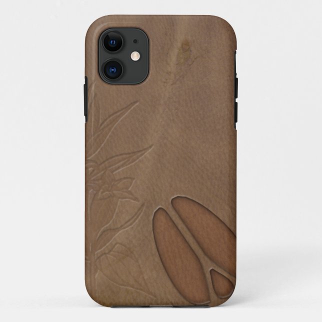 iPhone5 Masculine Deer FootPrint Leather Look Case-Mate iPhone Case (Back)