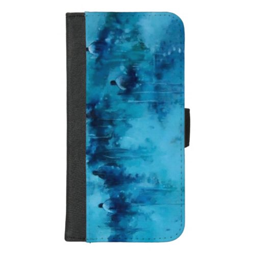 Iphone87 Plus_Aqua Cover Iphone Wallet