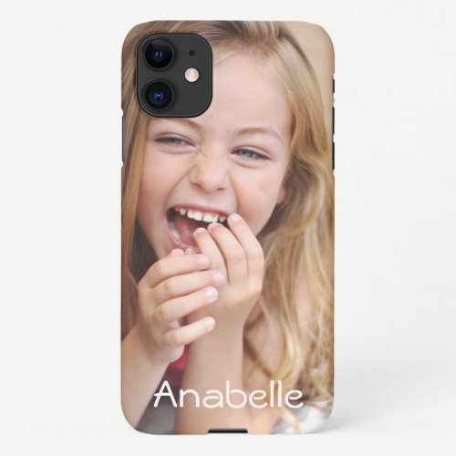 iPhone 11 12 13 case with photo and name