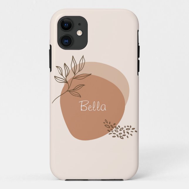 iPhone 11 Case | 'Clay drizzle' | Personalised (Back)