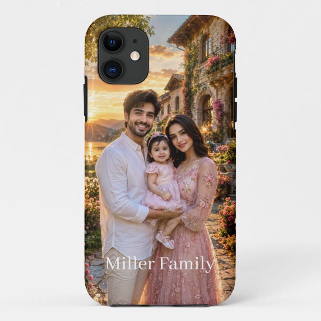 iPhone 11: Custom Family Portrait Case (Back)