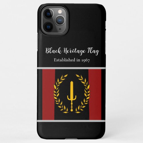 iPhone 11 Pro Case Black Heritage Flag image