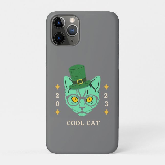 iPhone 11 Pro Cases Cool Cat (Back)