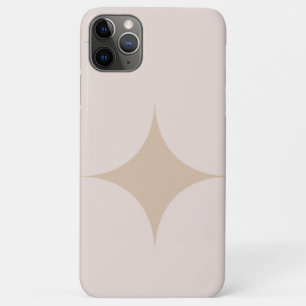 Iphone 11 pro max Light Brown with centre Star iPhone 11 Pro Max Case