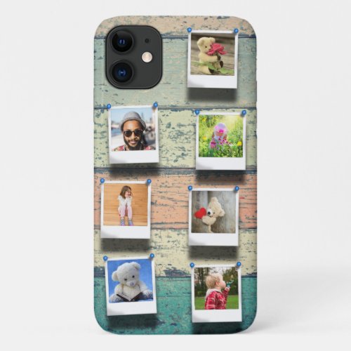 iPhone 11 Pro Personalized 7 Photo Collage iPhone 11 Case