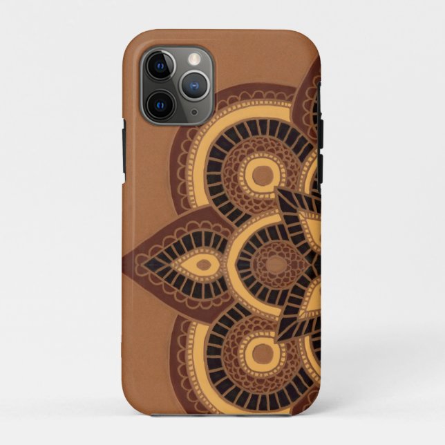  iPhone 11Pro Case Tribal geometric pattern (Back)