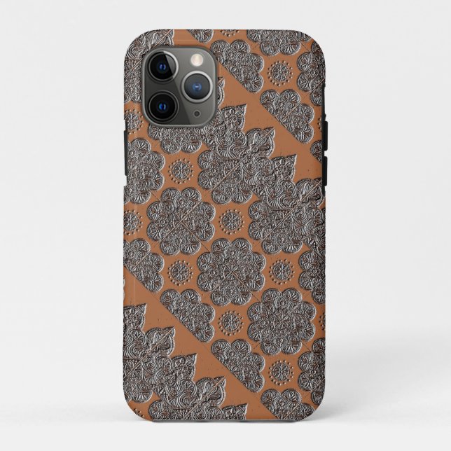 iPhone 11Pro Case with Embossed Brocade (Back)