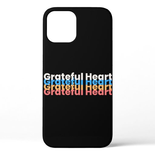 iPhone 12 Cases Black & Beige Colorful Typography