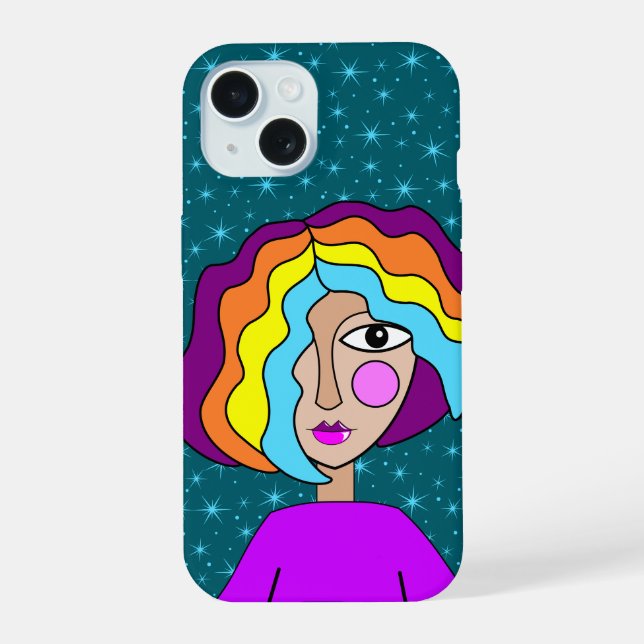 iPhone 12 Mini Tough Case, Glossy 15 Case (Back)