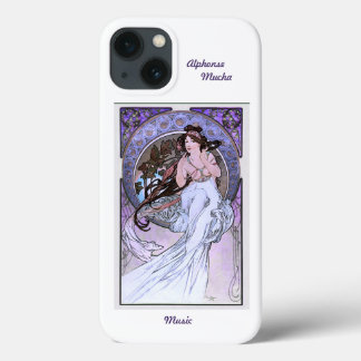 iPhone 13 case Alphonse Mucha Art Nouveau