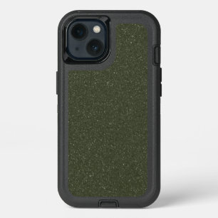 iPhone 13 Case – Custom Moss Green Sparkle Finish