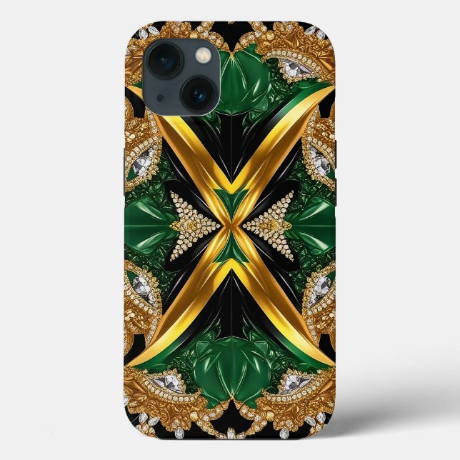 iPhone 13 Case-Mate with Jamaica Colors Case (Back)