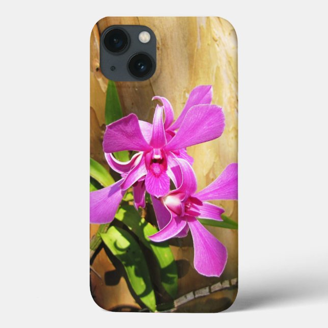 iPhone 13 Case Pink Orchids (Back)