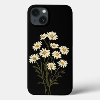 iPhone 13 Case with Daisy Flower Design