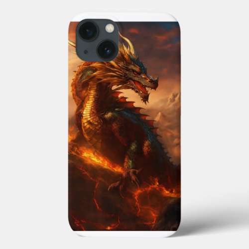 iPhone 13 cover and dragon model design