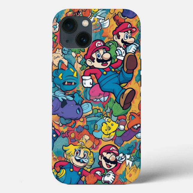 Iphone 13 phone case - Mario DESIGN (Back)