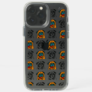 Iphone 13 Pro Max Phone Case Transparent Pug Case
