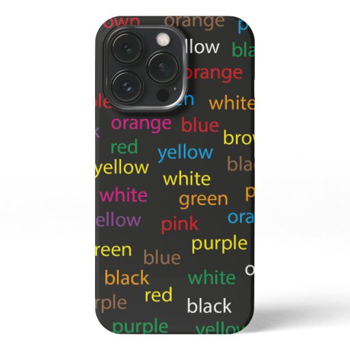 iPhone 13 Pro sleeve Stroop test iPhone 13 Pro Case