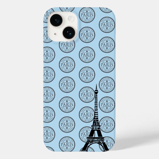 iPhone 14 Case-Passport To Paris  Case-Mate iPhone Case (Back)