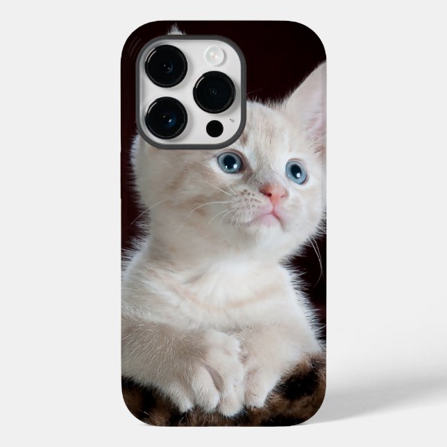 iphone 14 cases pro cat love  (Back)