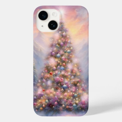 iPhone 14 Christmas Tree Scene Case