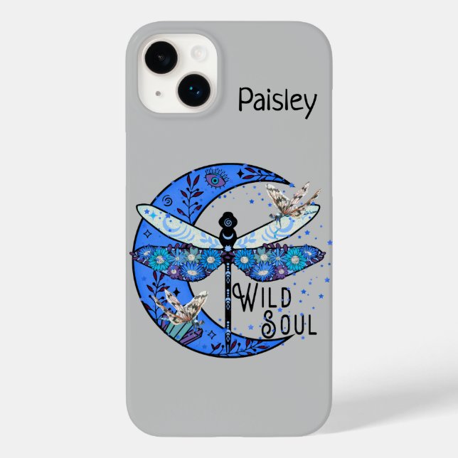 iPhone 14 Plus Case with Dragonflies (Back)